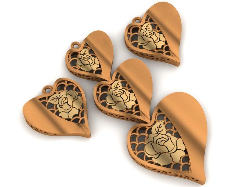 93 Pendent Set 3dm  3D print model_84