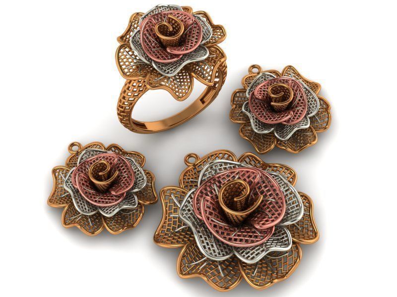 93 Pendent Set 3dm  3D print model_1