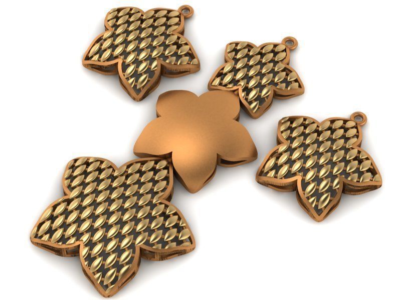 93 Pendent Set 3dm  3D print model_82