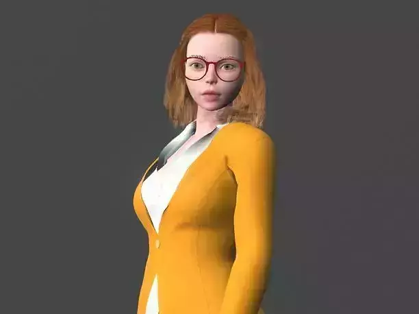 Business Woman - Full Rigged
