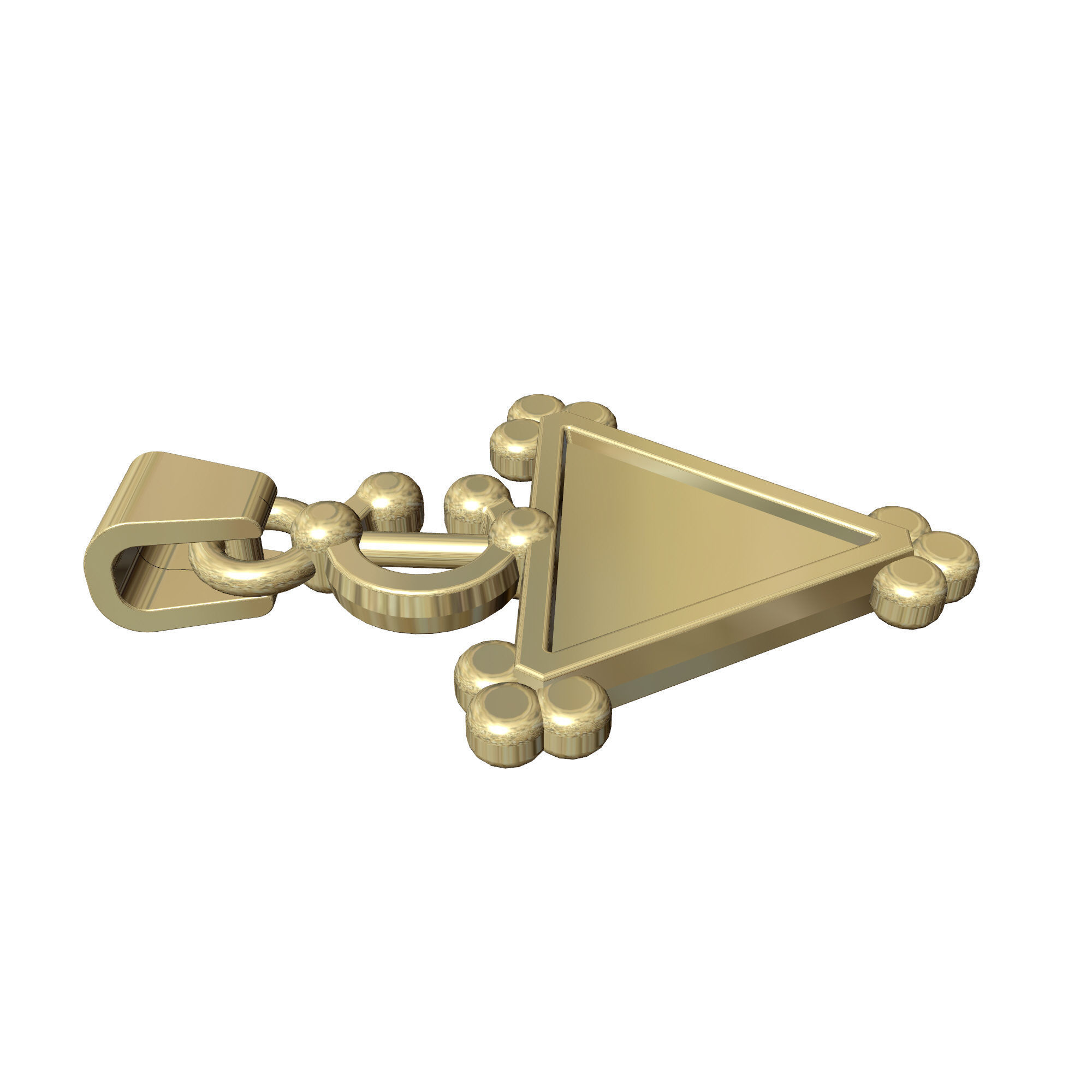 BERBER PENDANT FIBULA 3D PRINT MODEL 3D print model_9