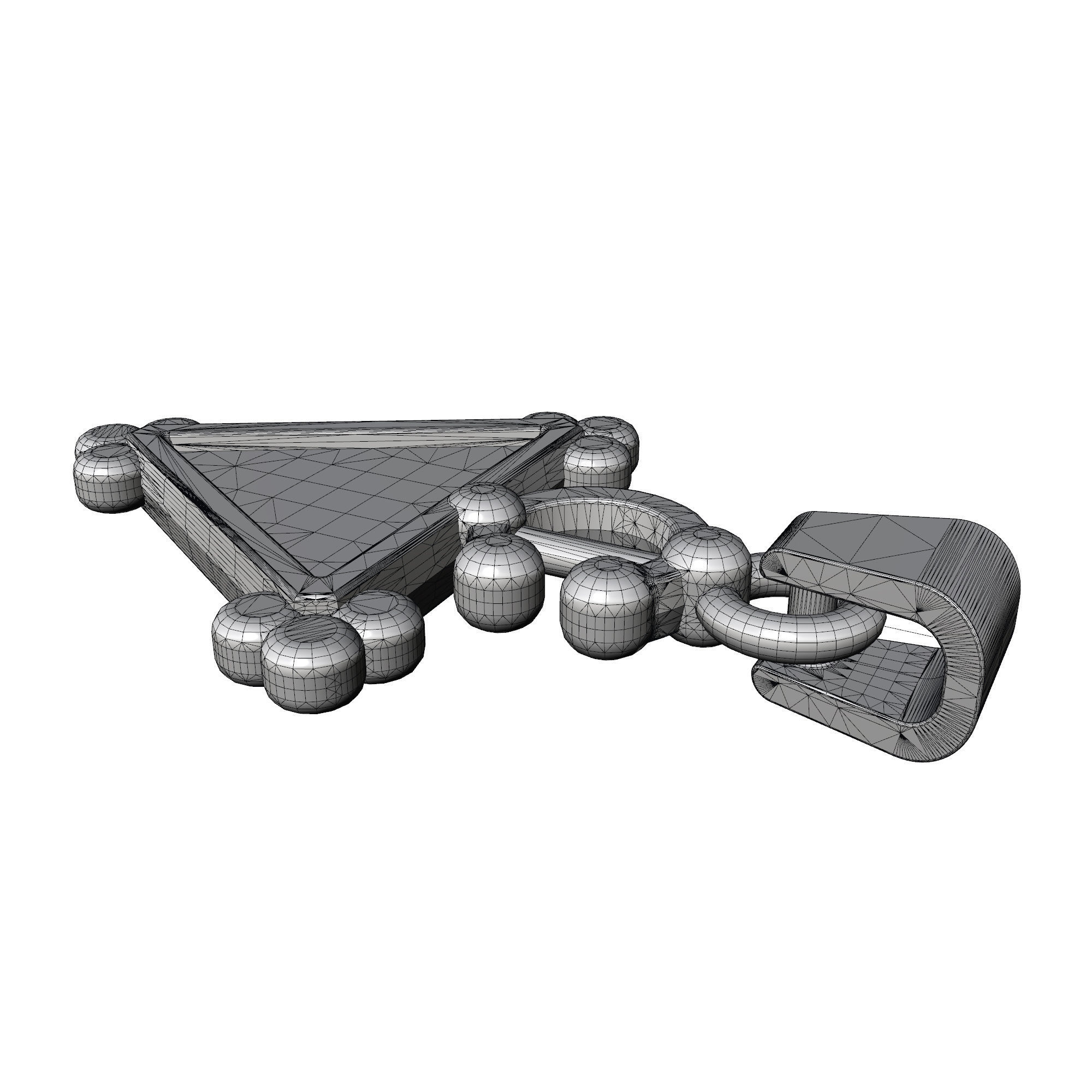 BERBER PENDANT FIBULA 3D PRINT MODEL 3D print model_13