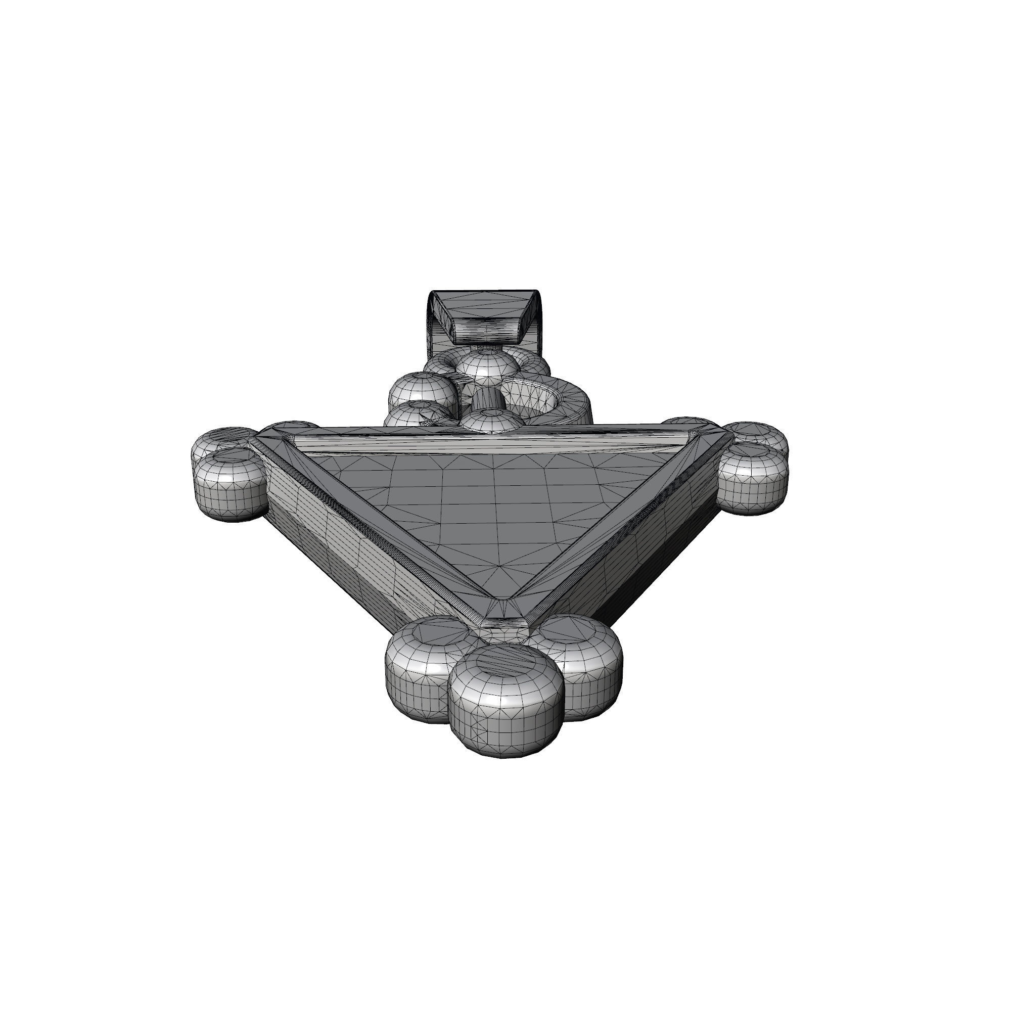 BERBER PENDANT FIBULA 3D PRINT MODEL 3D print model_16