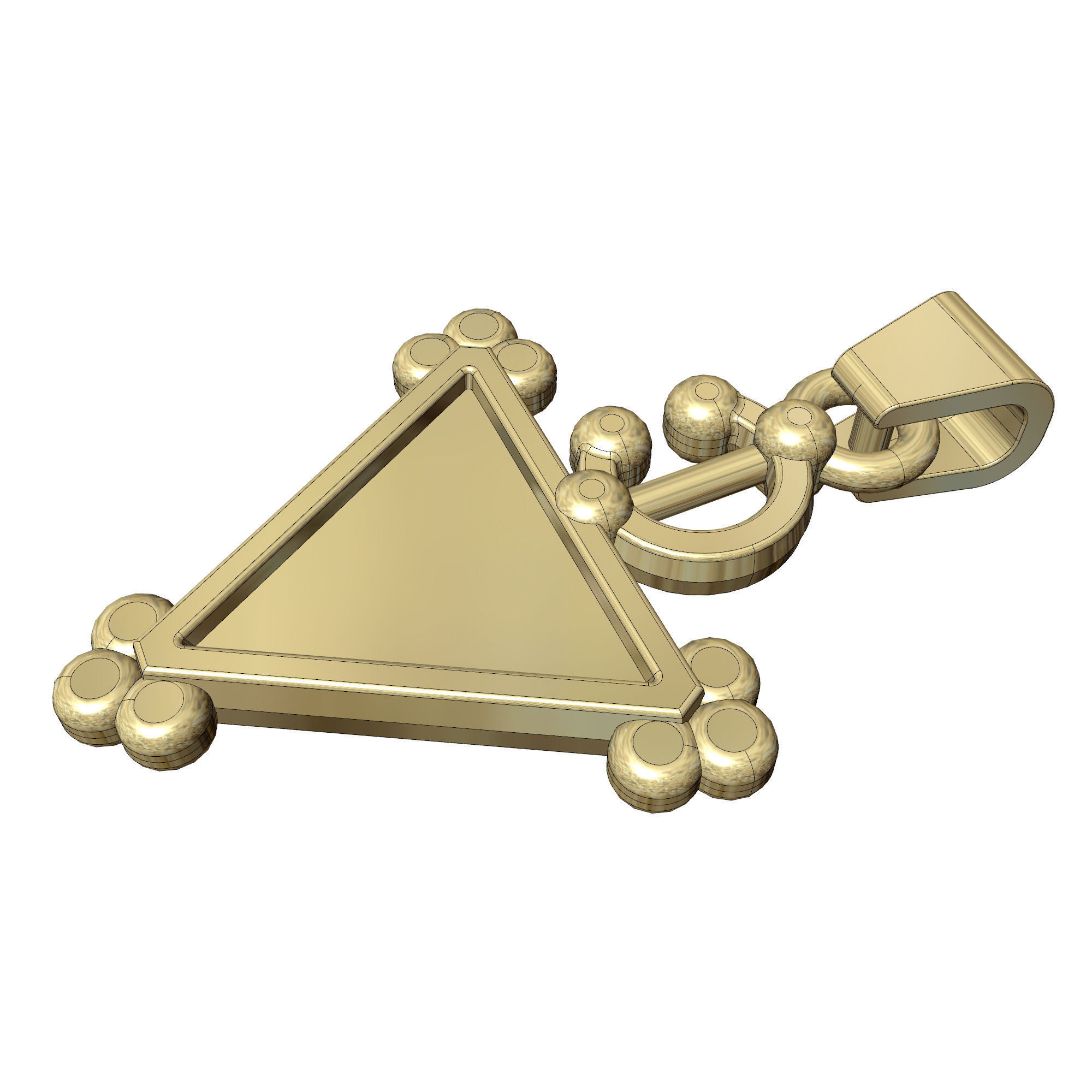 BERBER PENDANT FIBULA 3D PRINT MODEL 3D print model_2