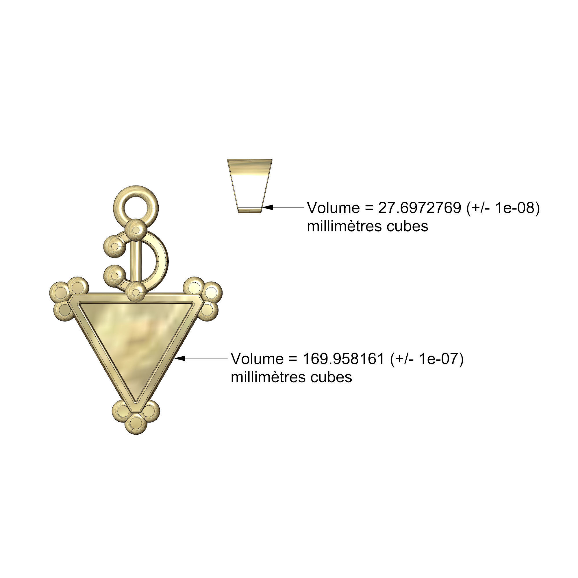 BERBER PENDANT FIBULA 3D PRINT MODEL 3D print model_23