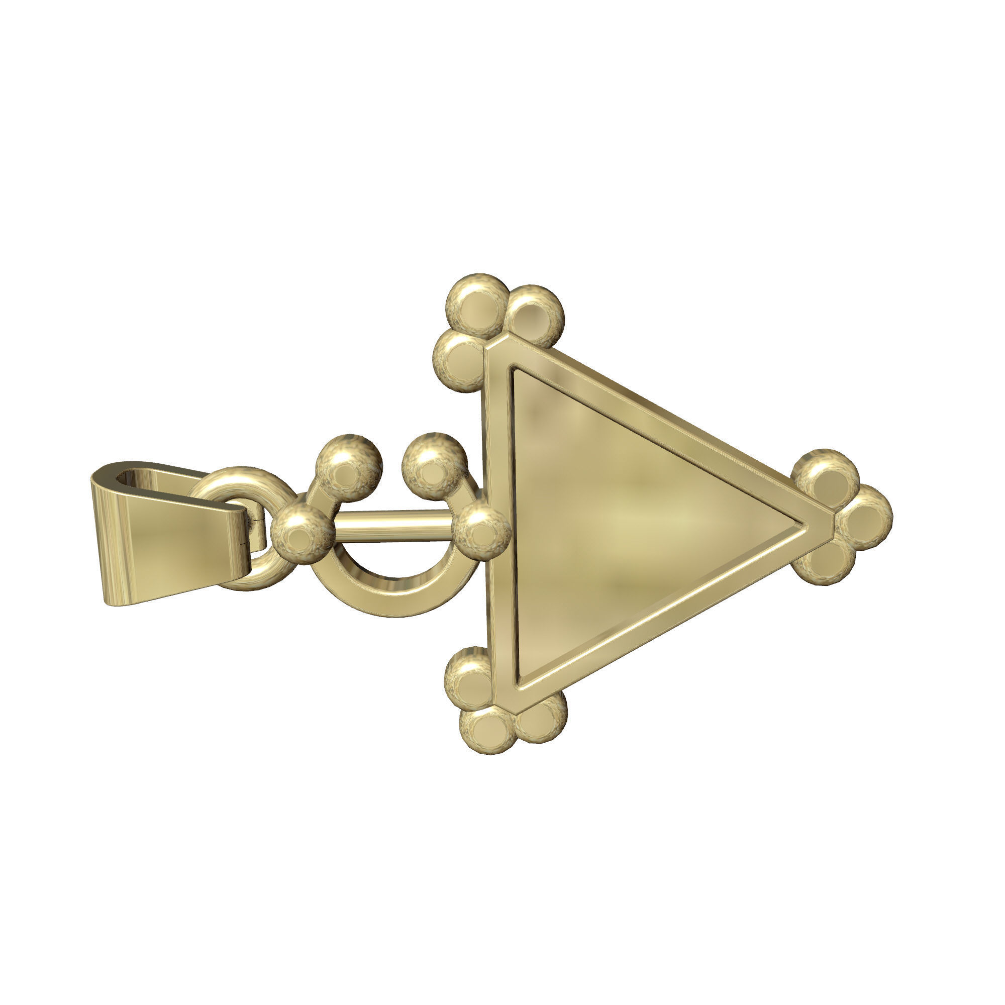 BERBER PENDANT FIBULA 3D PRINT MODEL 3D print model_8