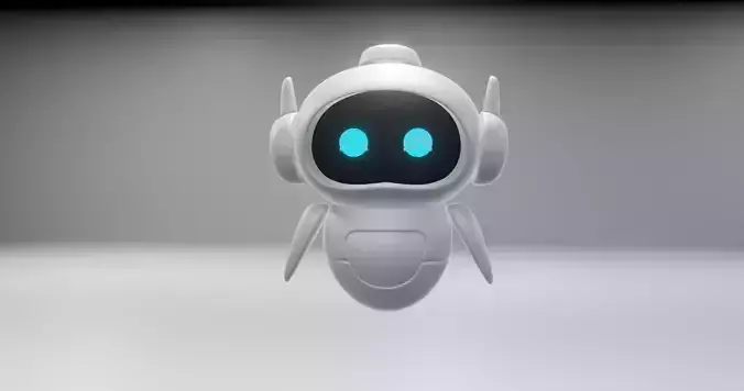 Cute Robo Futuristic Android Robot