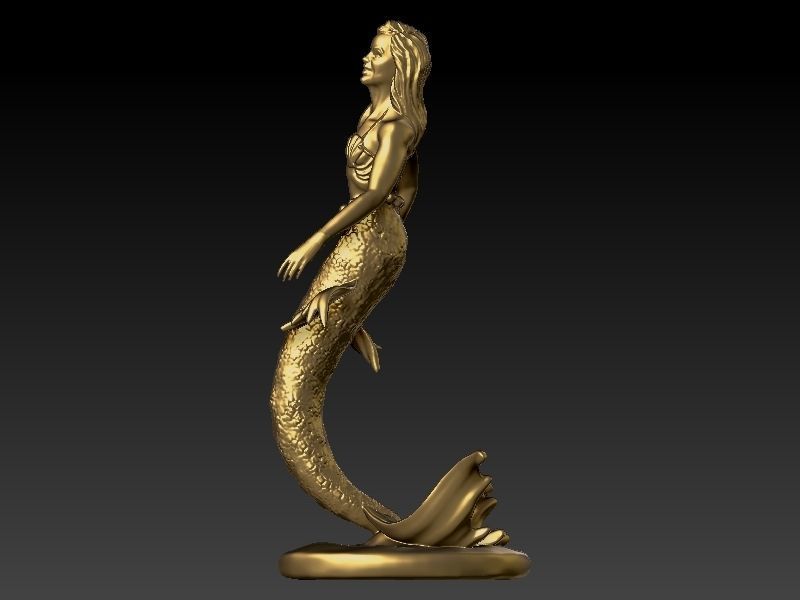 Mermaid 3D print model_1