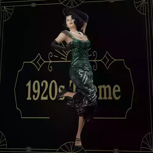 Rigged character plus women outfit pack made with MD