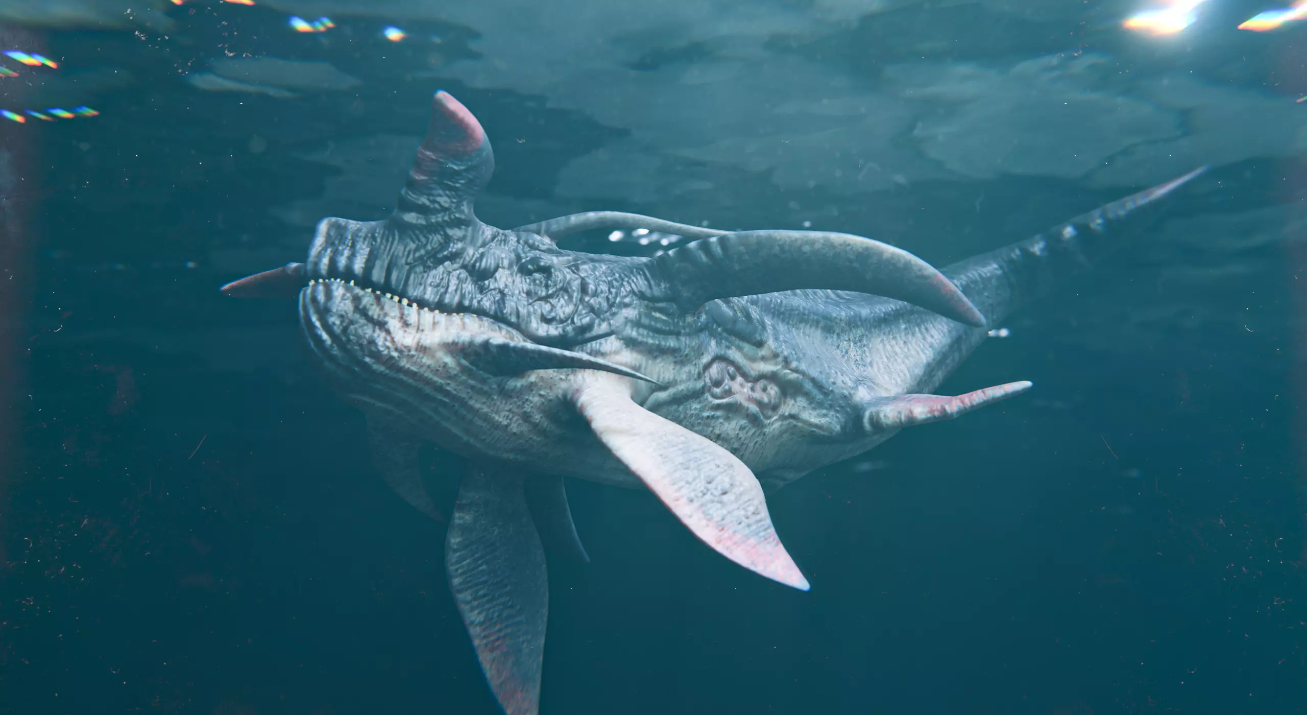 Alien Whale Creature Low-poly 3D model_0