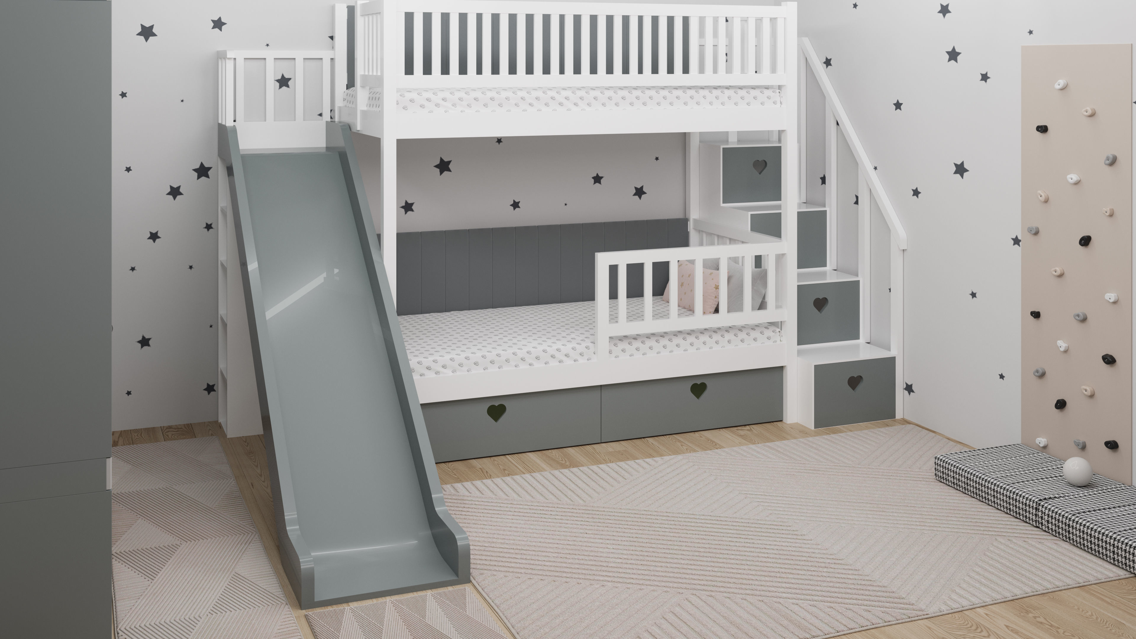 Kids bedroom 2 3D model_14