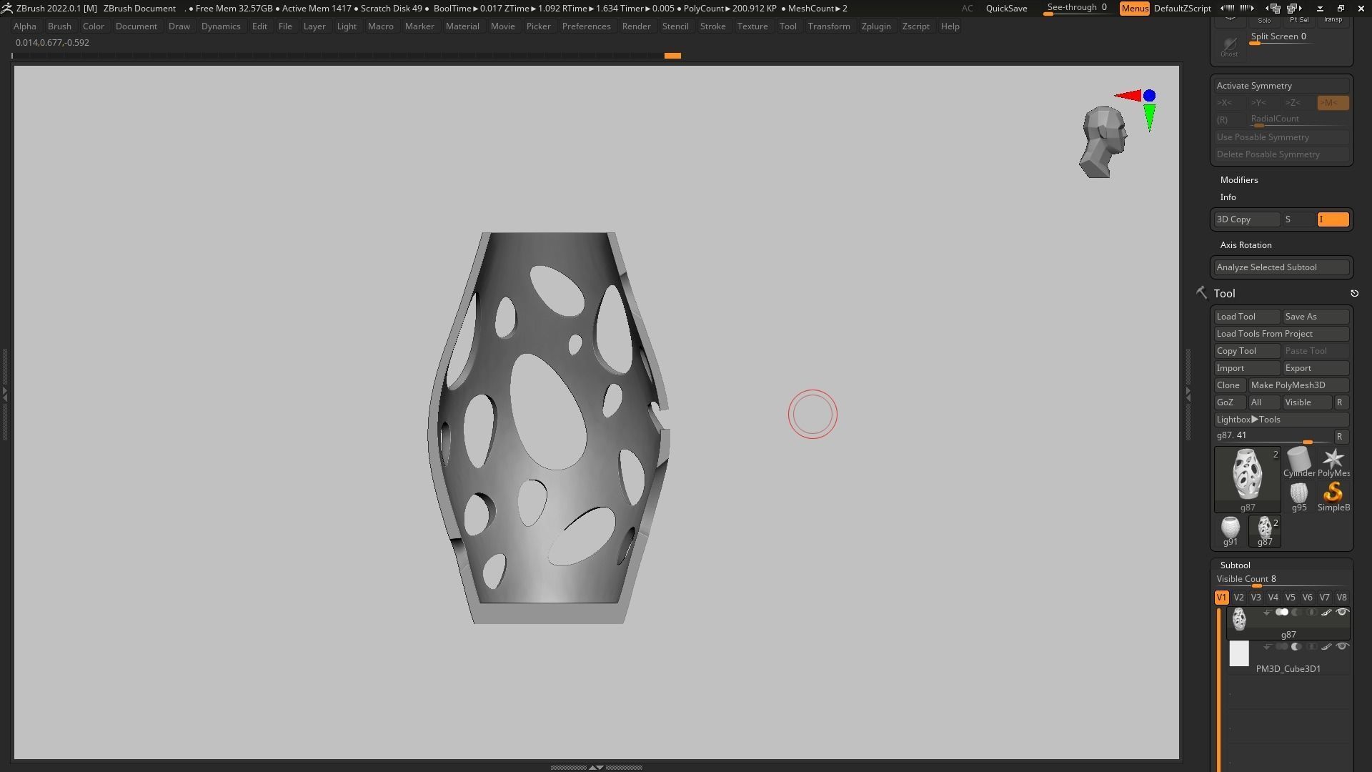 pot g87 3D print model  3D print model_18