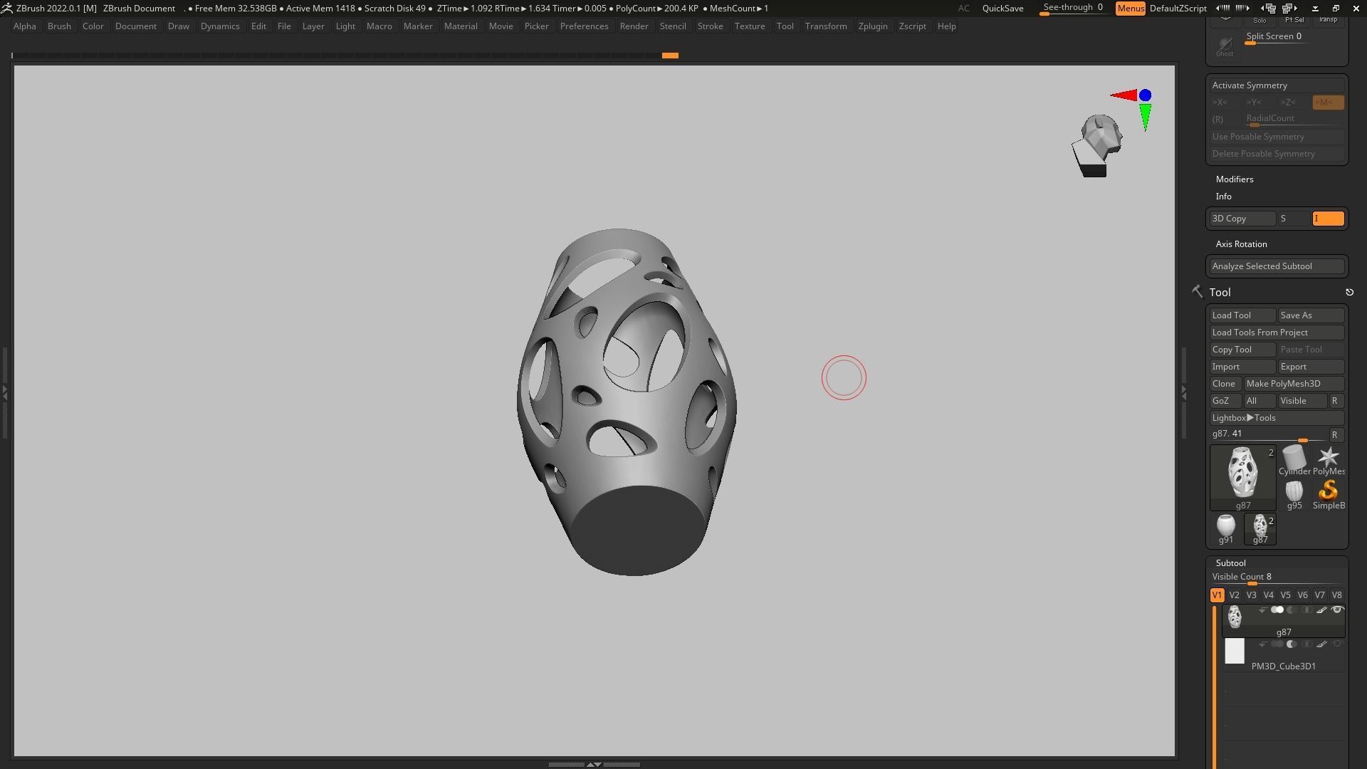 pot g87 3D print model  3D print model_15