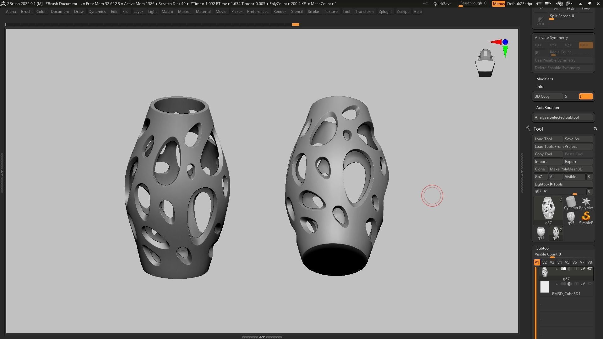 pot g87 3D print model  3D print model_17