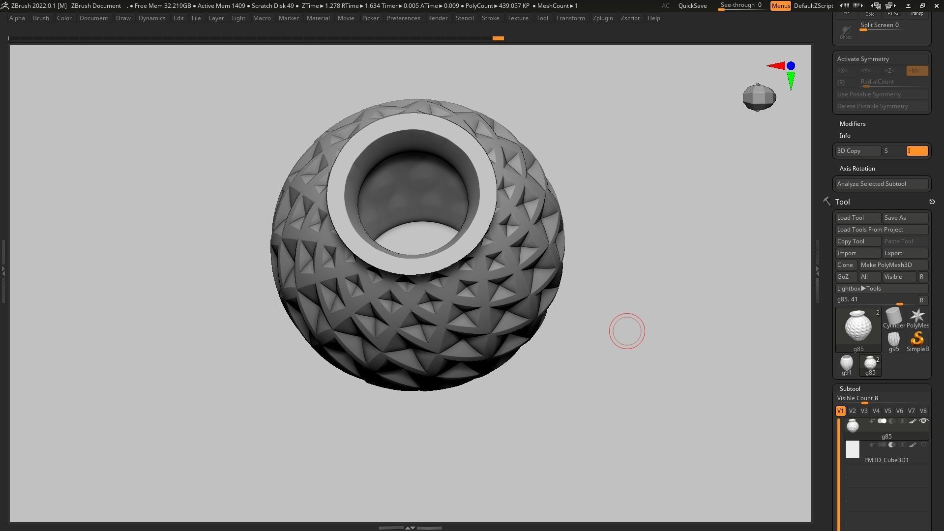 pot g85 3D print model  3D print model_9