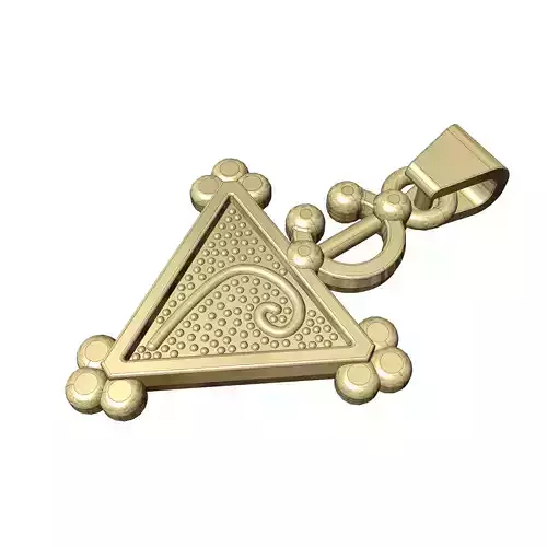 BERBER PENDANT IBCHI 3D PRINT MODEL 3D print model