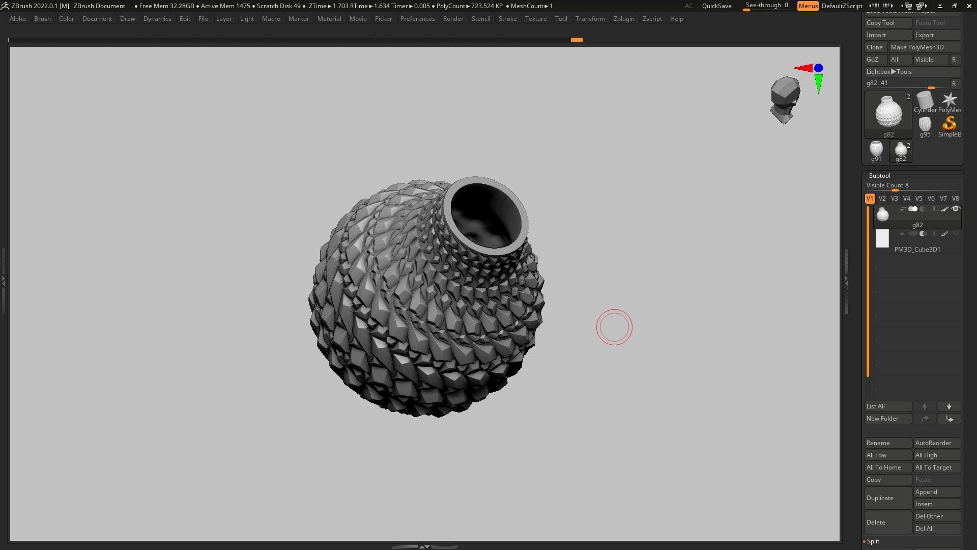 pot g82 3D print model  3D print model_8