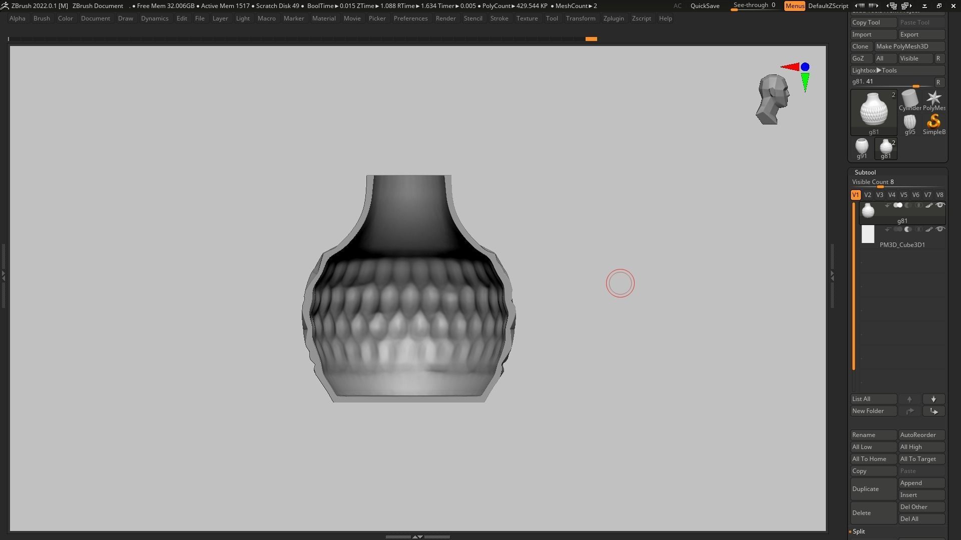 pot g81 3D print model  3D print model_15