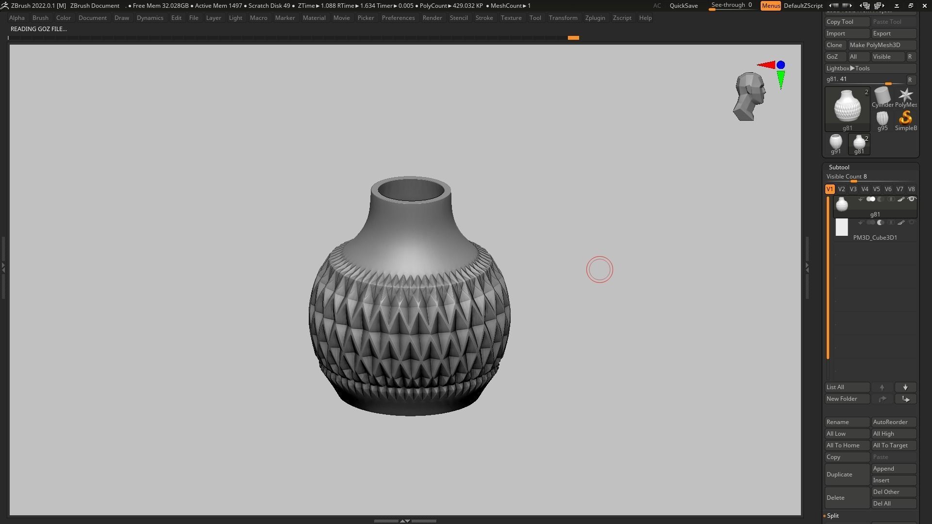 pot g81 3D print model  3D print model_5