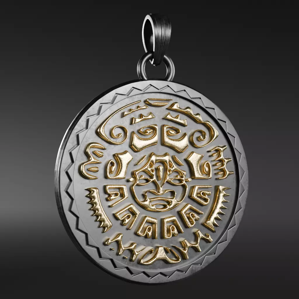 Mask-Polynesia symbol - 3D printable model 3D print model