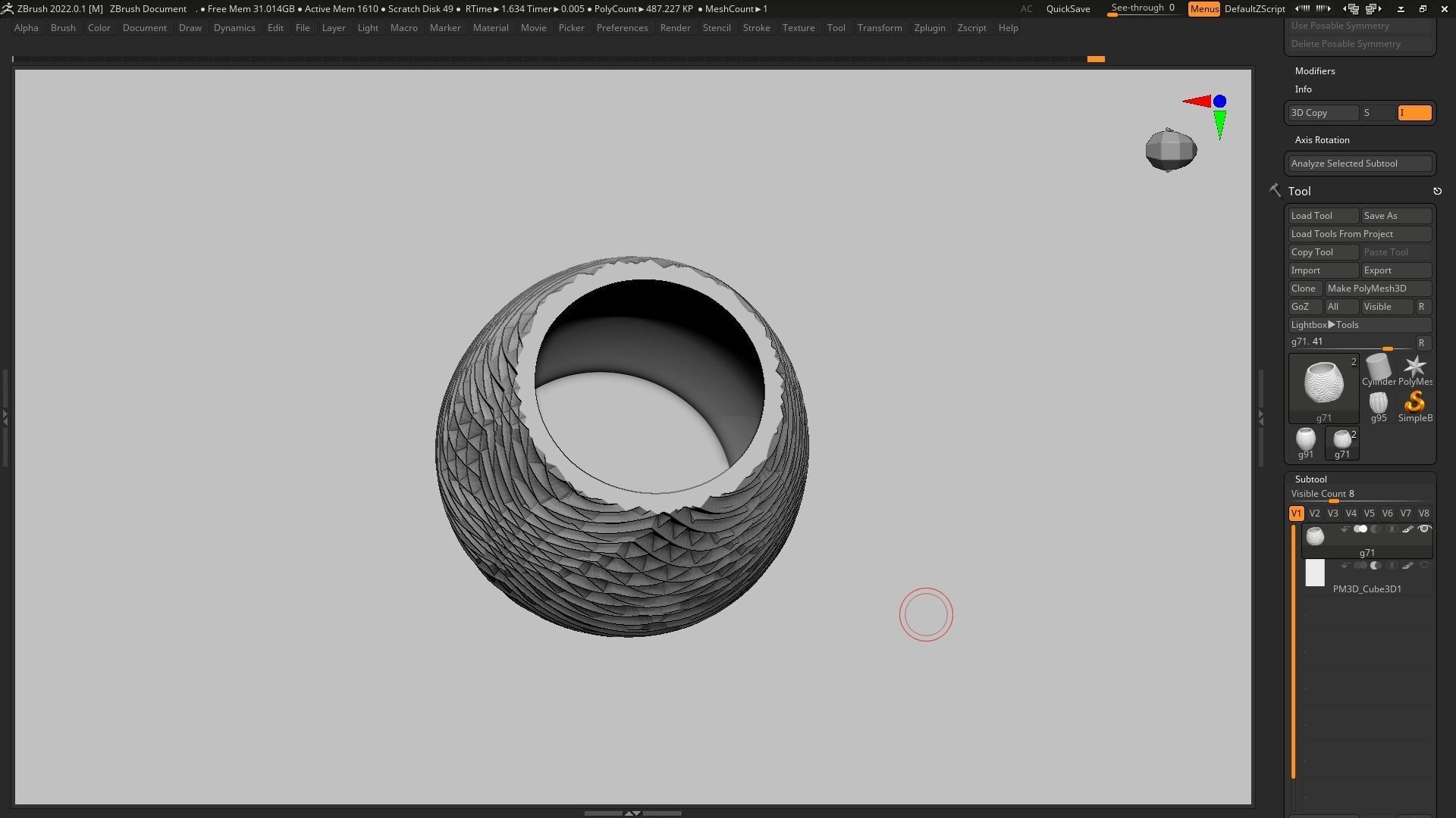 pot g71 3D print model 3D print model_9