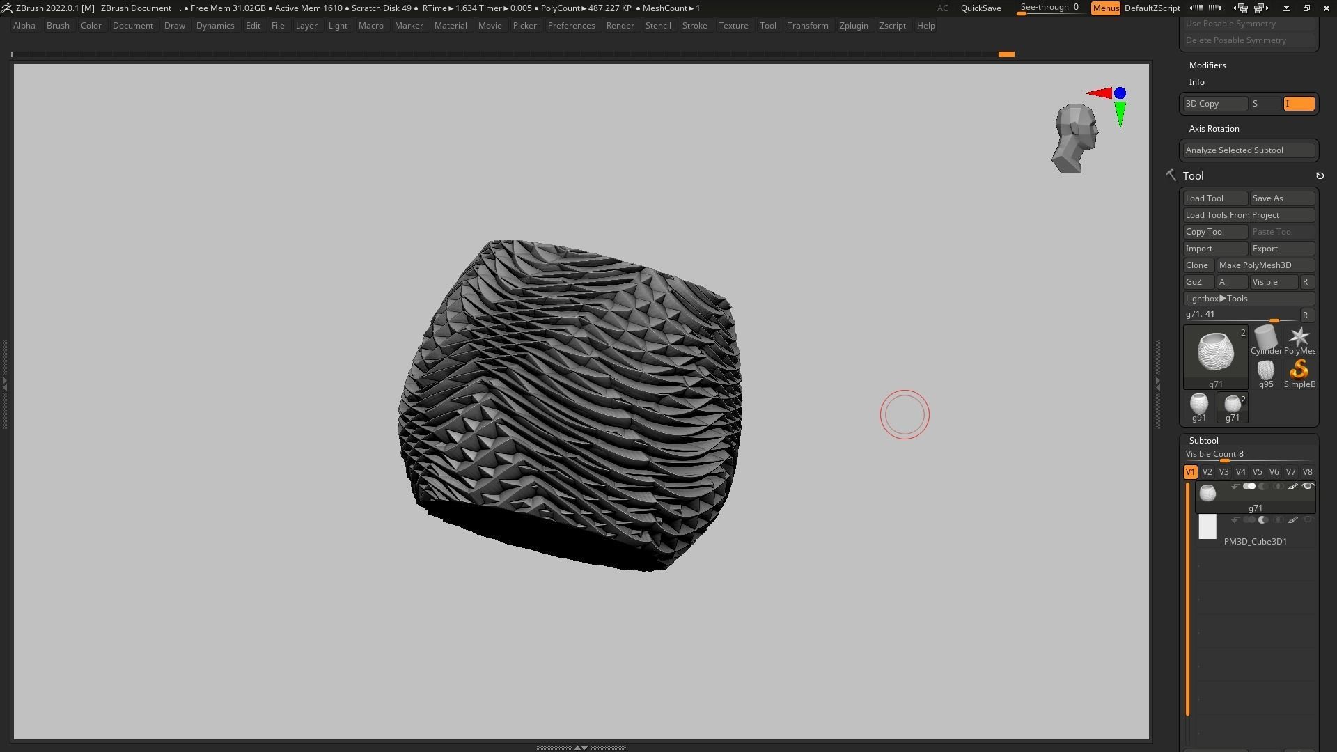 pot g71 3D print model 3D print model_8