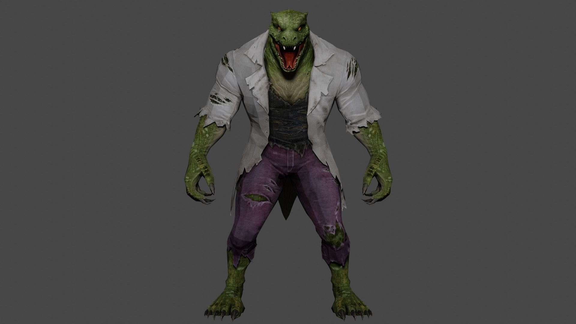 Lizard 3D model 3D model_2