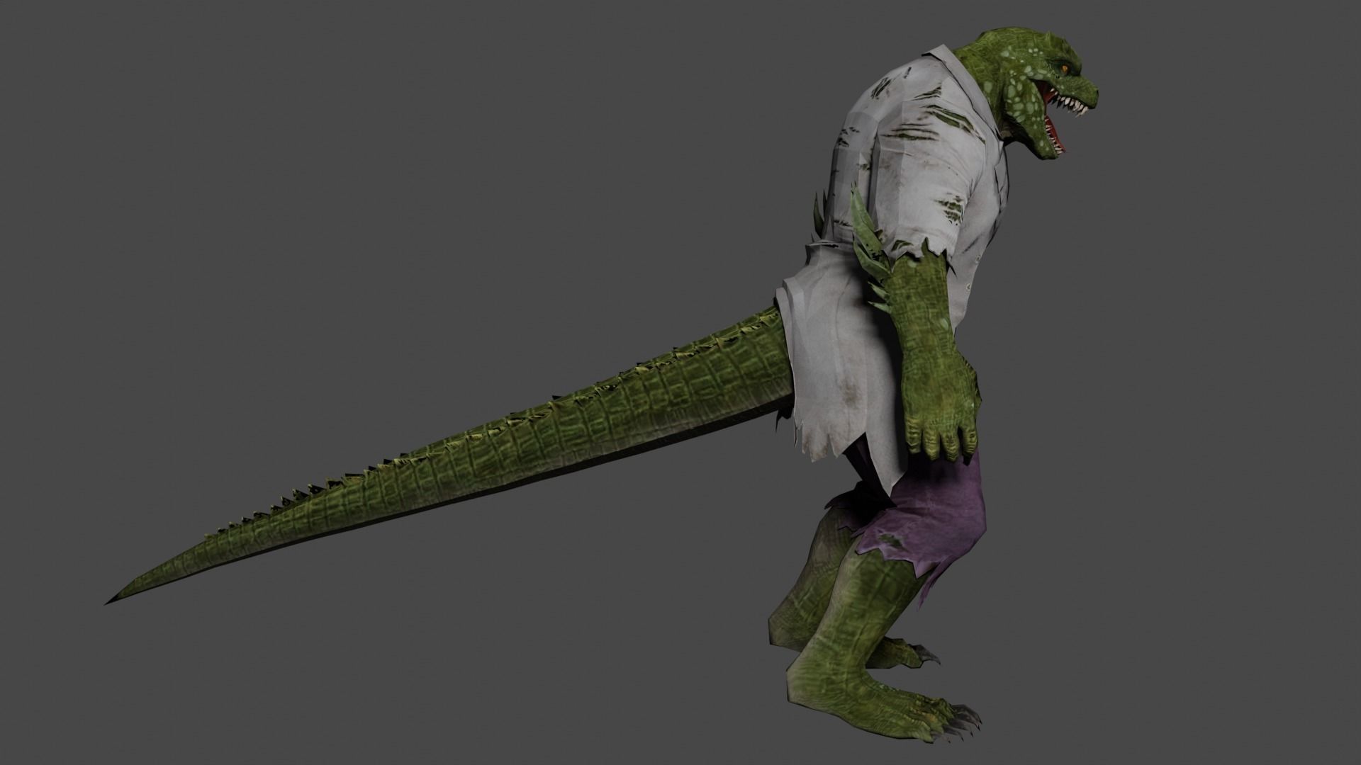 Lizard 3D model 3D model_4
