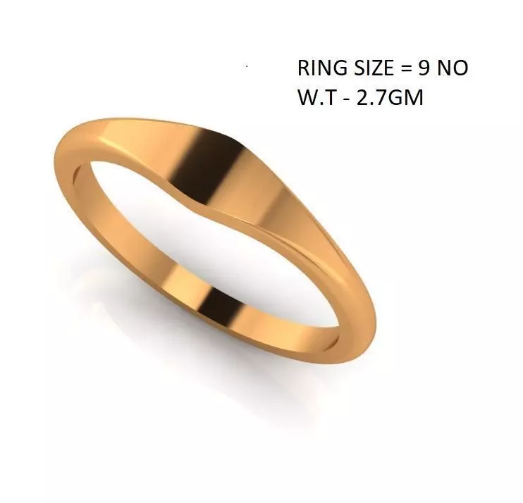 Narrow Signet Ring Free 3D print model