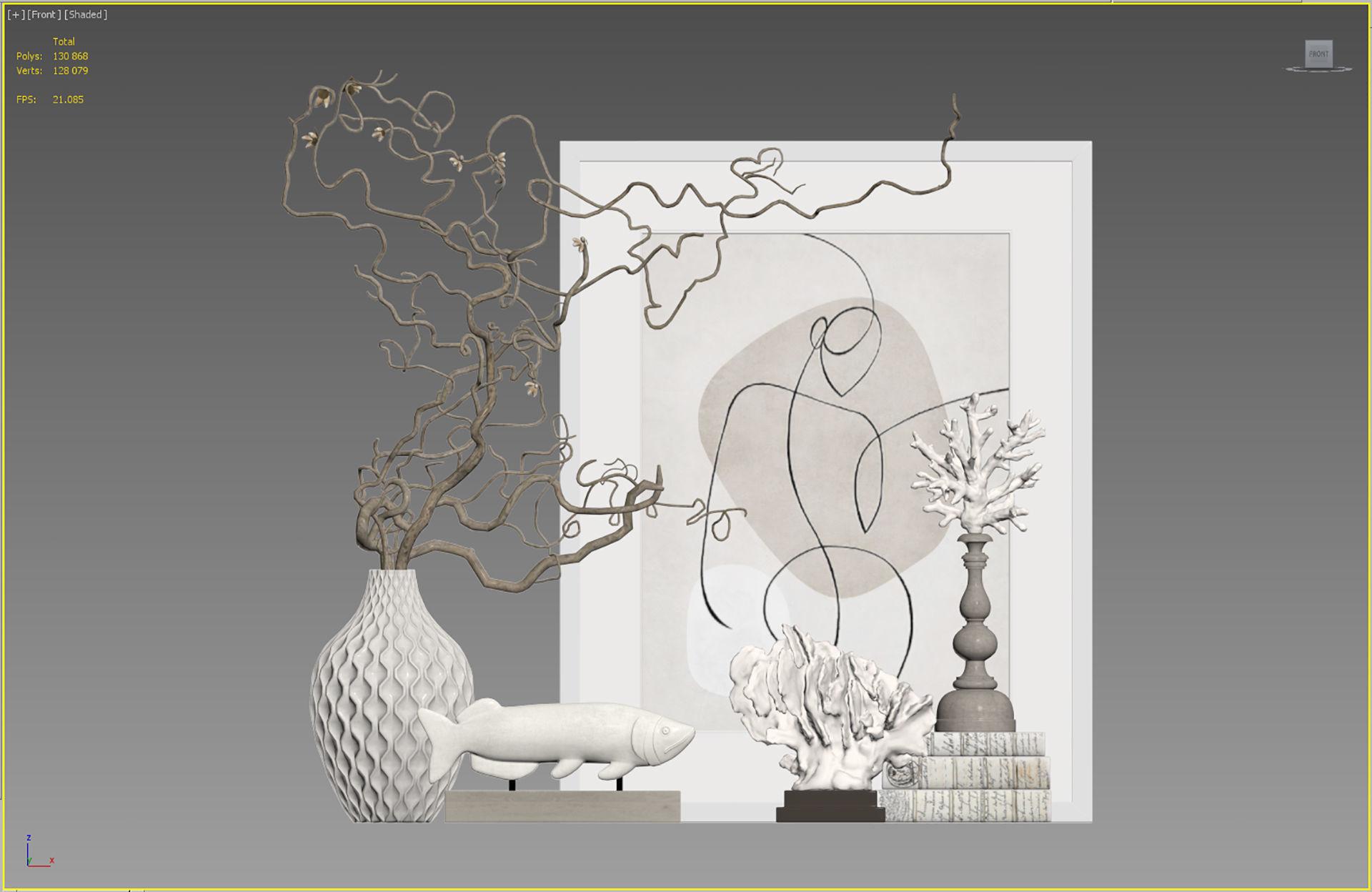 Decor Set 218 3D model_5
