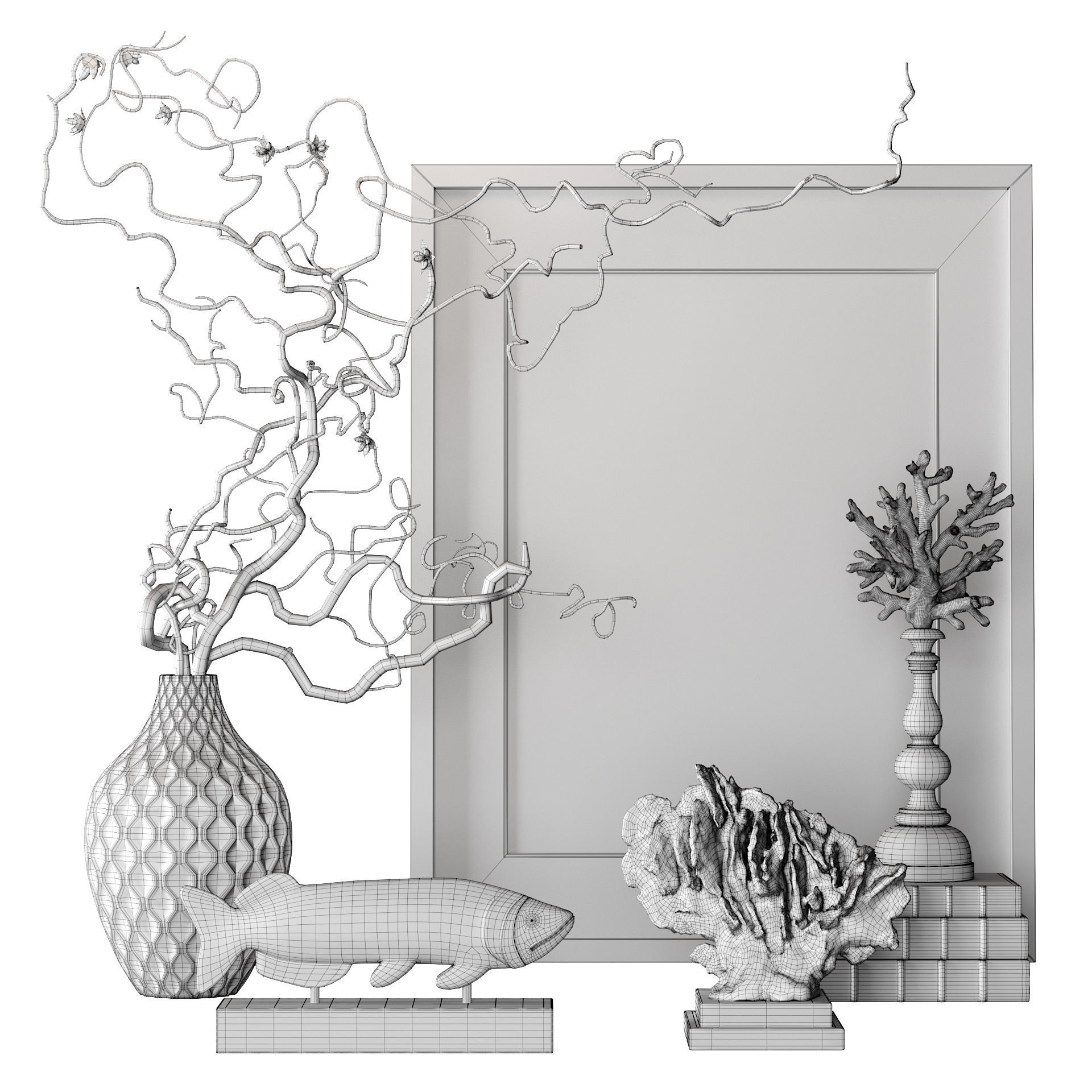 Decor Set 218 3D model_4