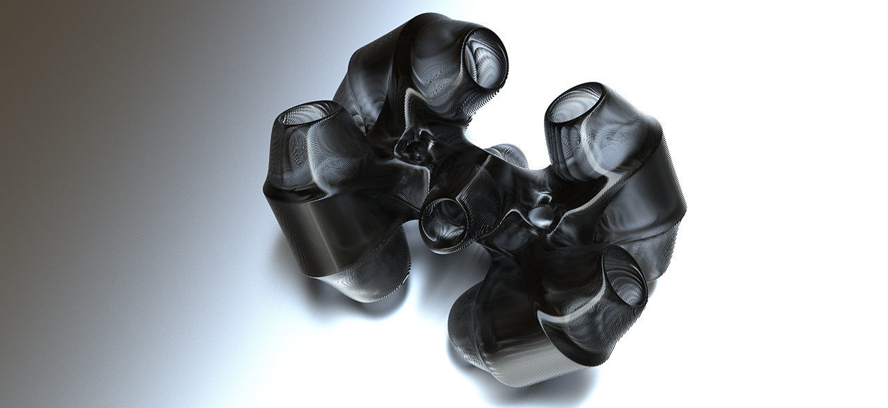 geometric modern art gm21 3D print model_12