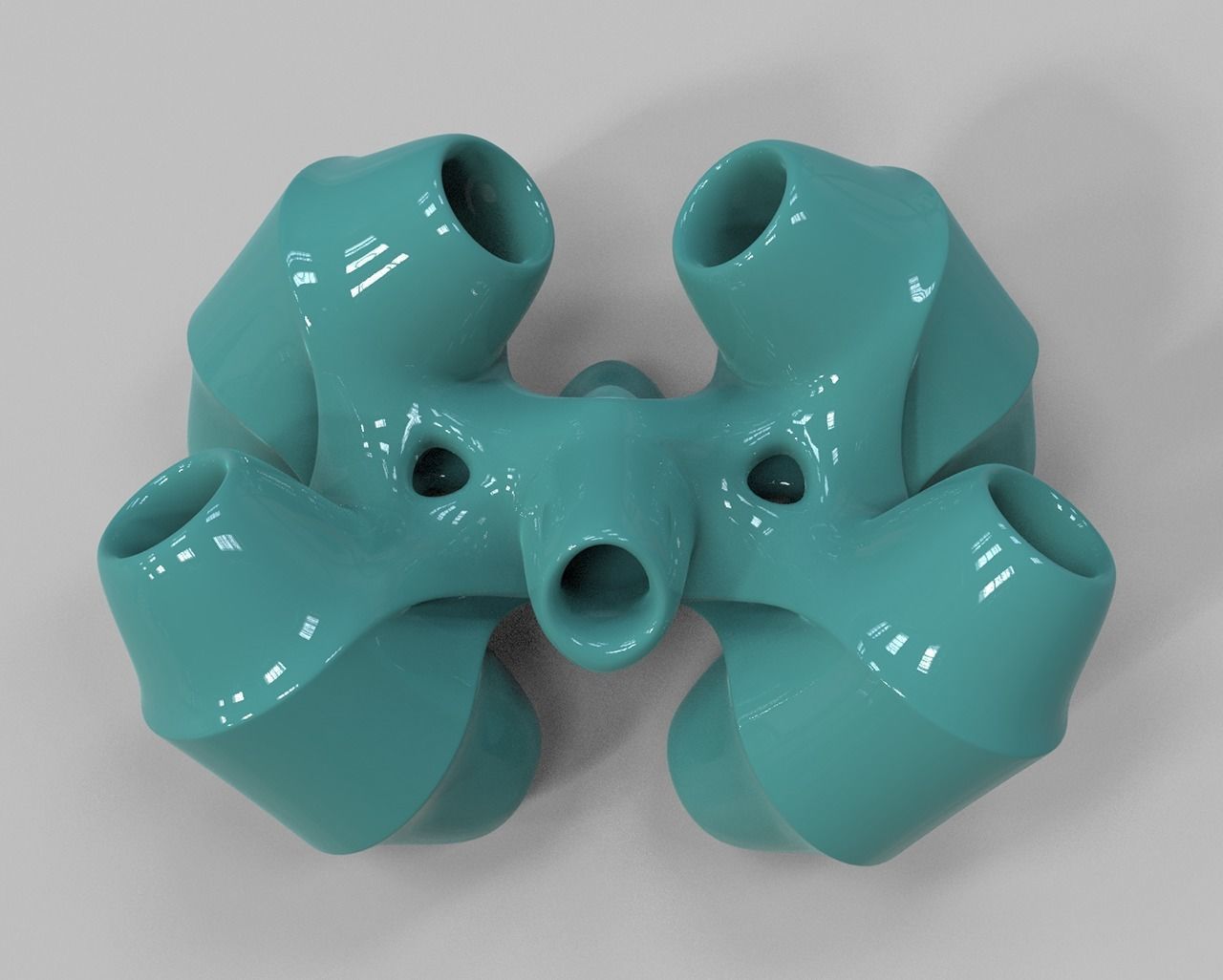 geometric modern art gm21 3D print model_1