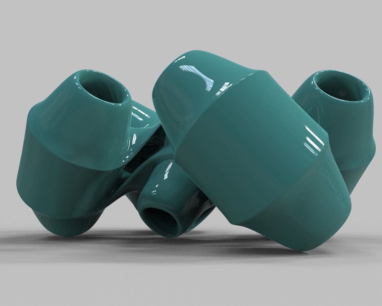 geometric modern art gm21 3D print model_4