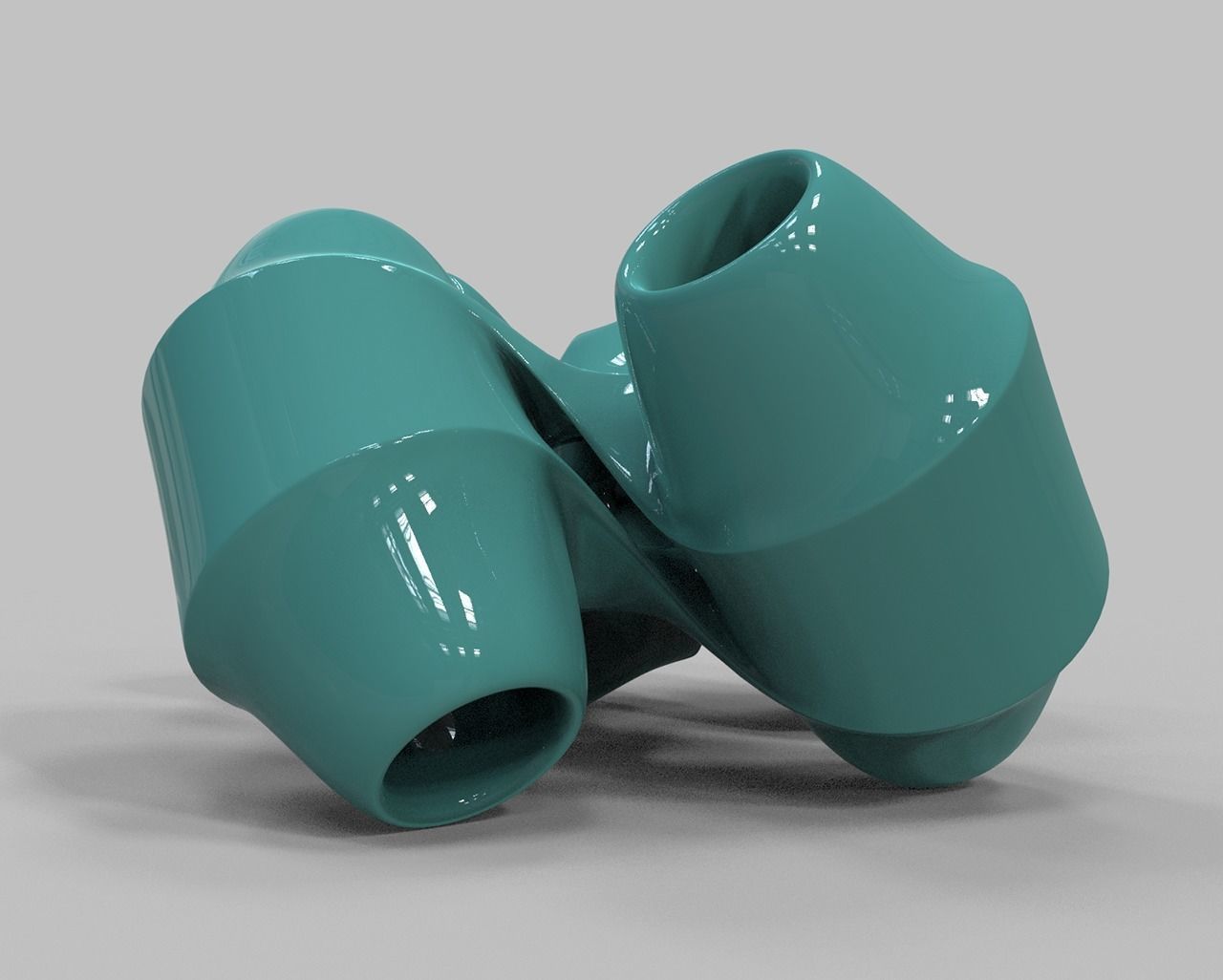 geometric modern art gm21 3D print model_3