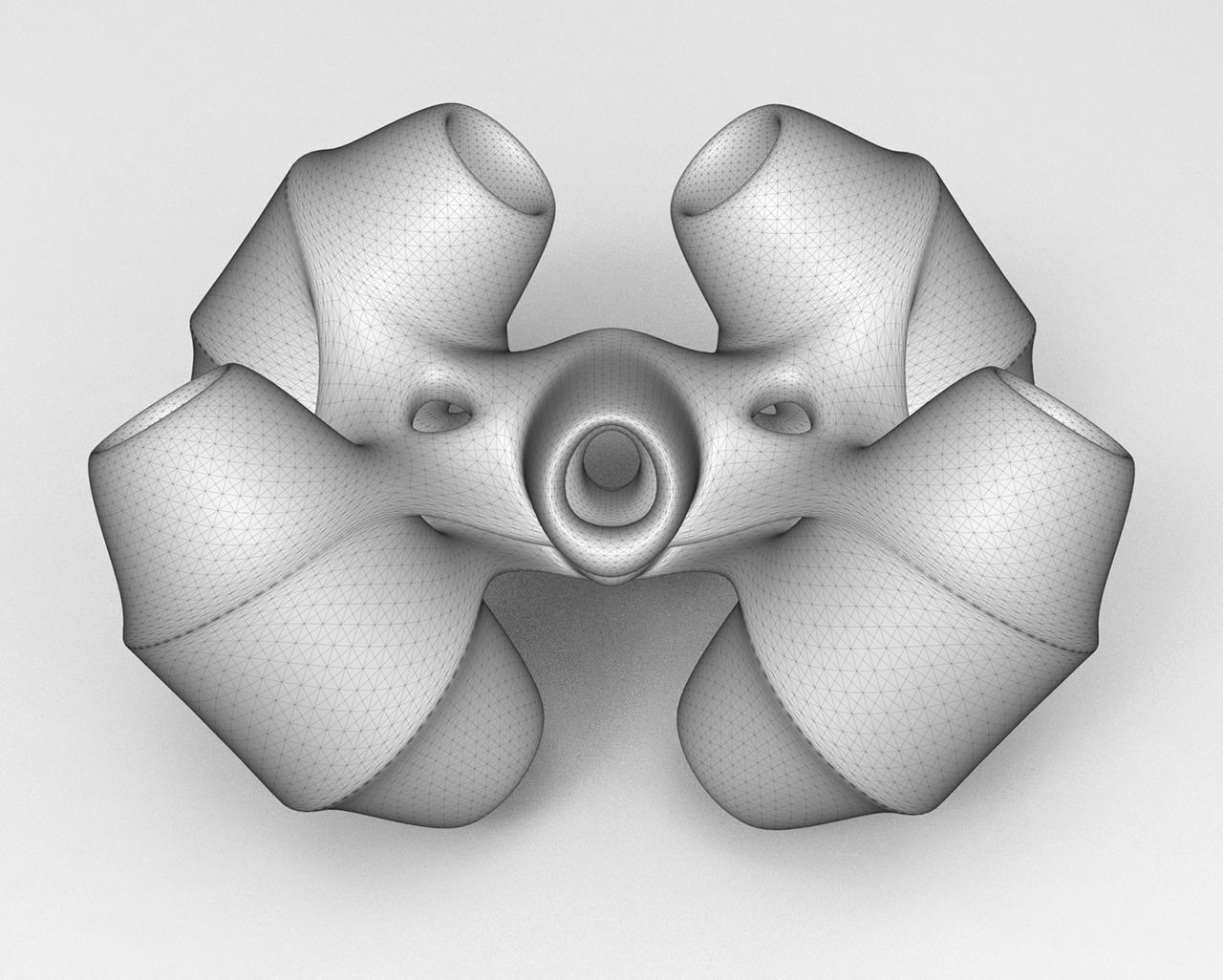 geometric modern art gm21 3D print model_13