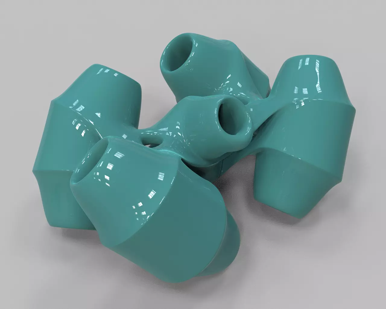 geometric modern art gm21 3D print model_0