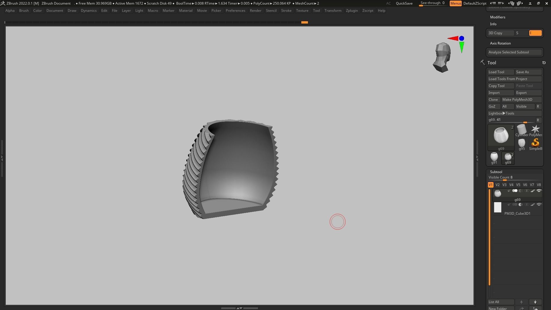pot g69 3D print model 3D print model_16