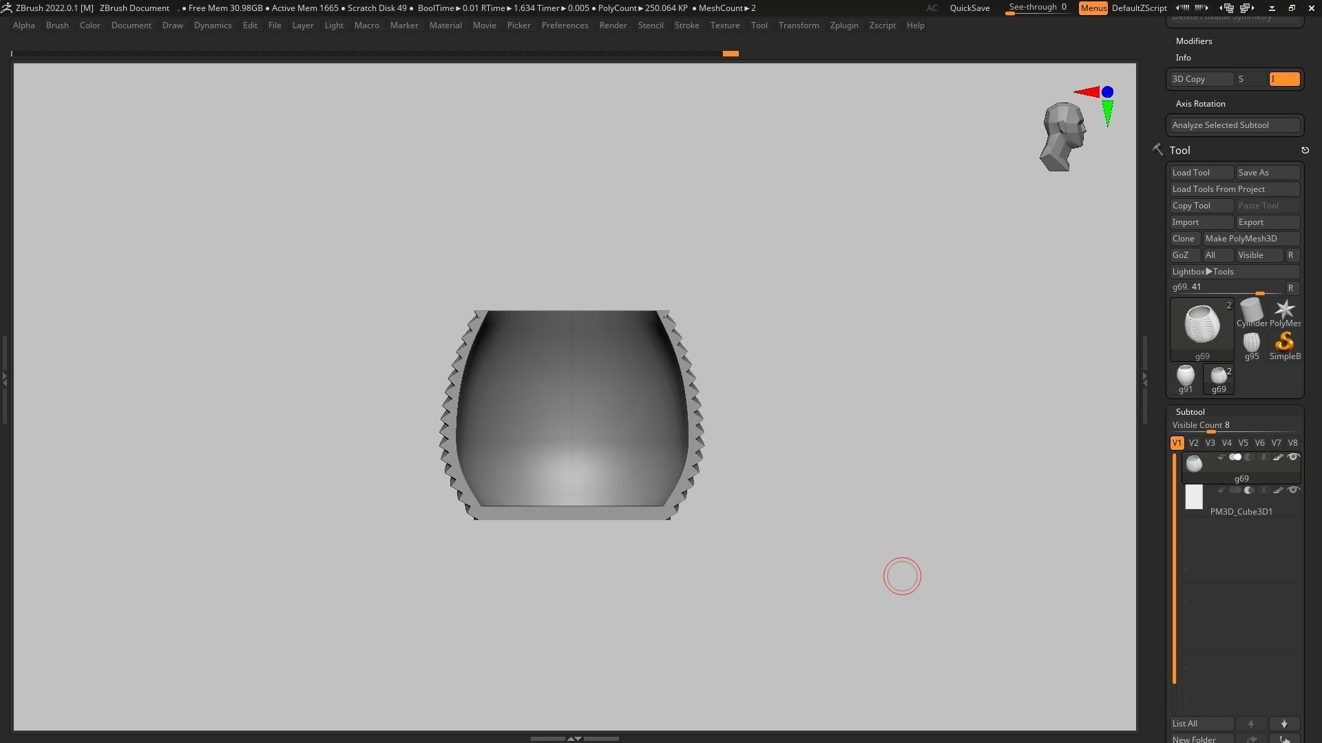 pot g69 3D print model 3D print model_15