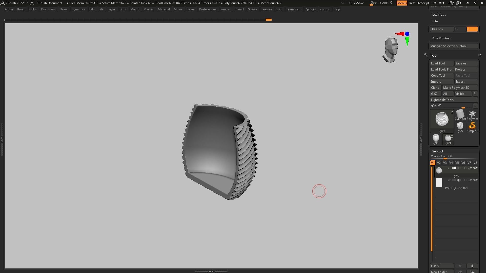 pot g69 3D print model 3D print model_17