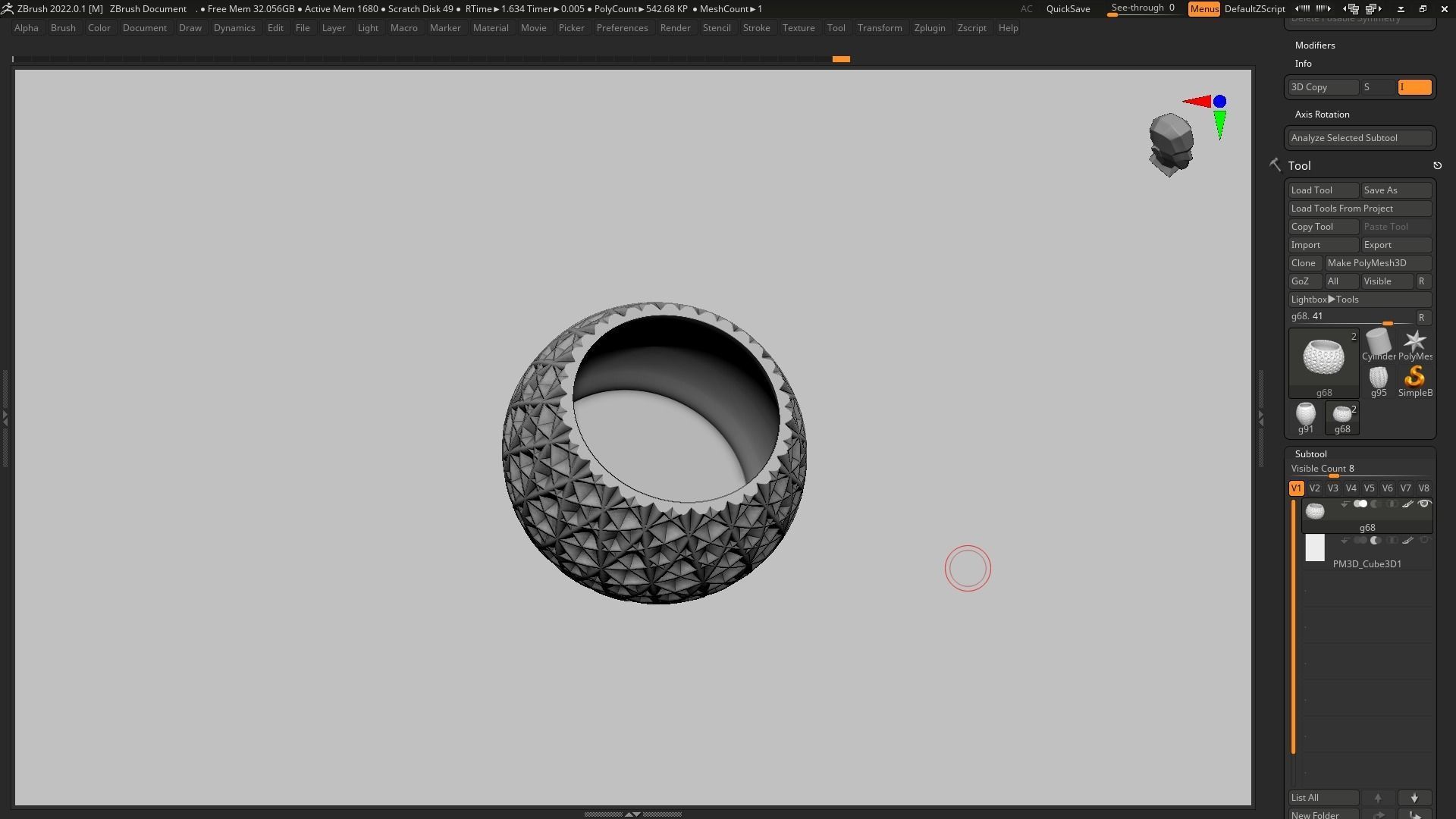 pot g68 3D print model  3D print model_8