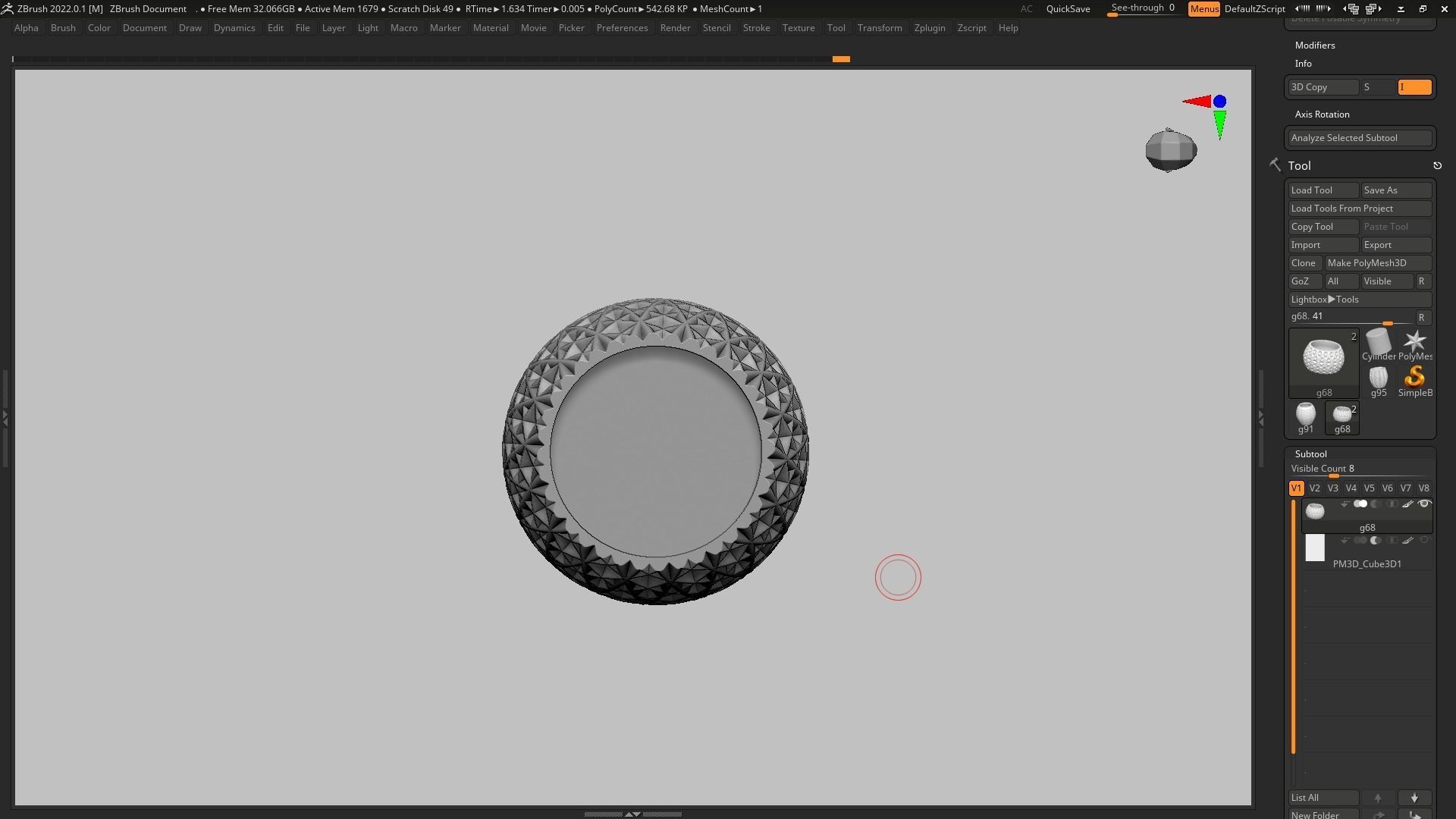 pot g68 3D print model  3D print model_10