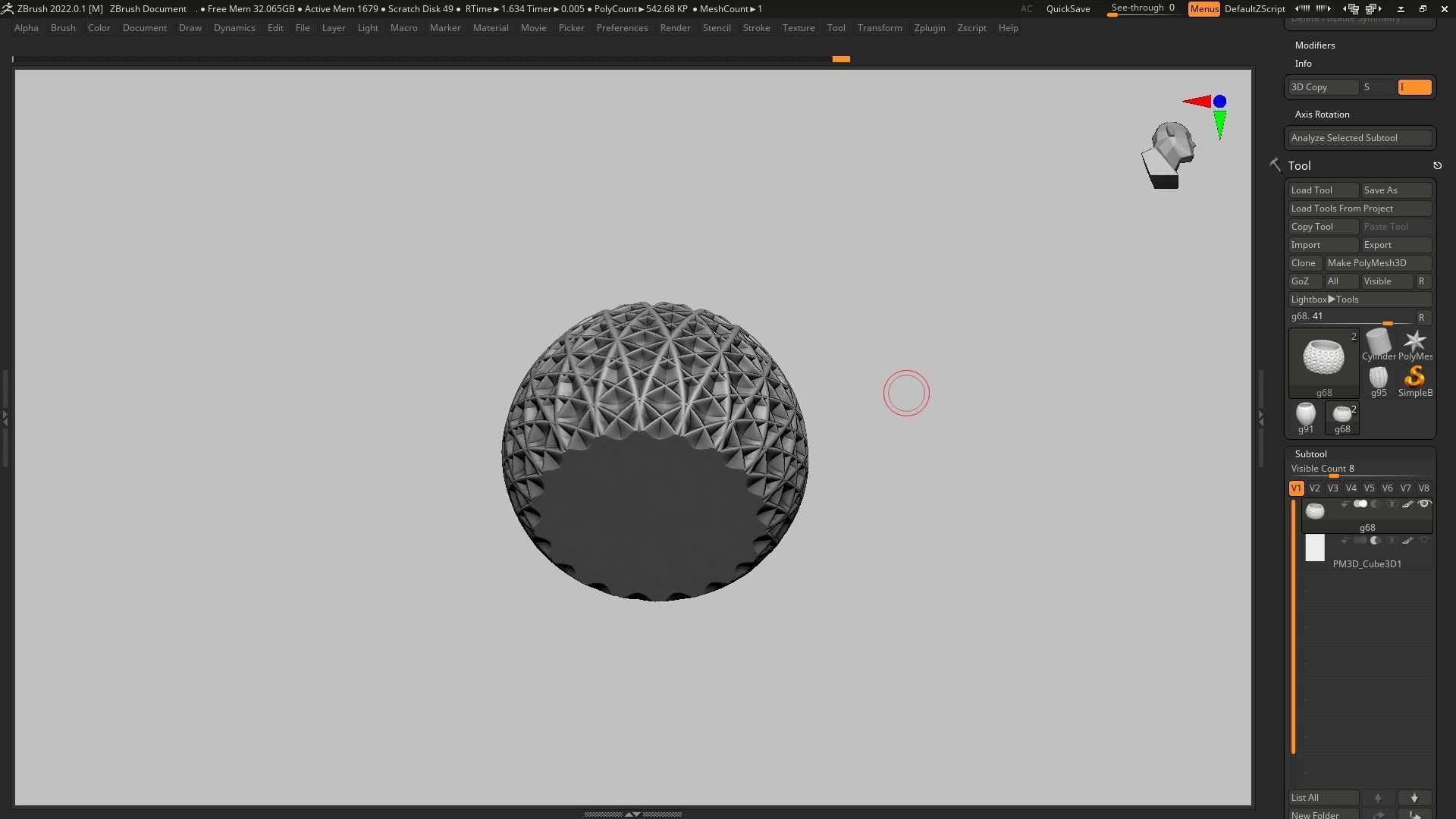 pot g68 3D print model  3D print model_11