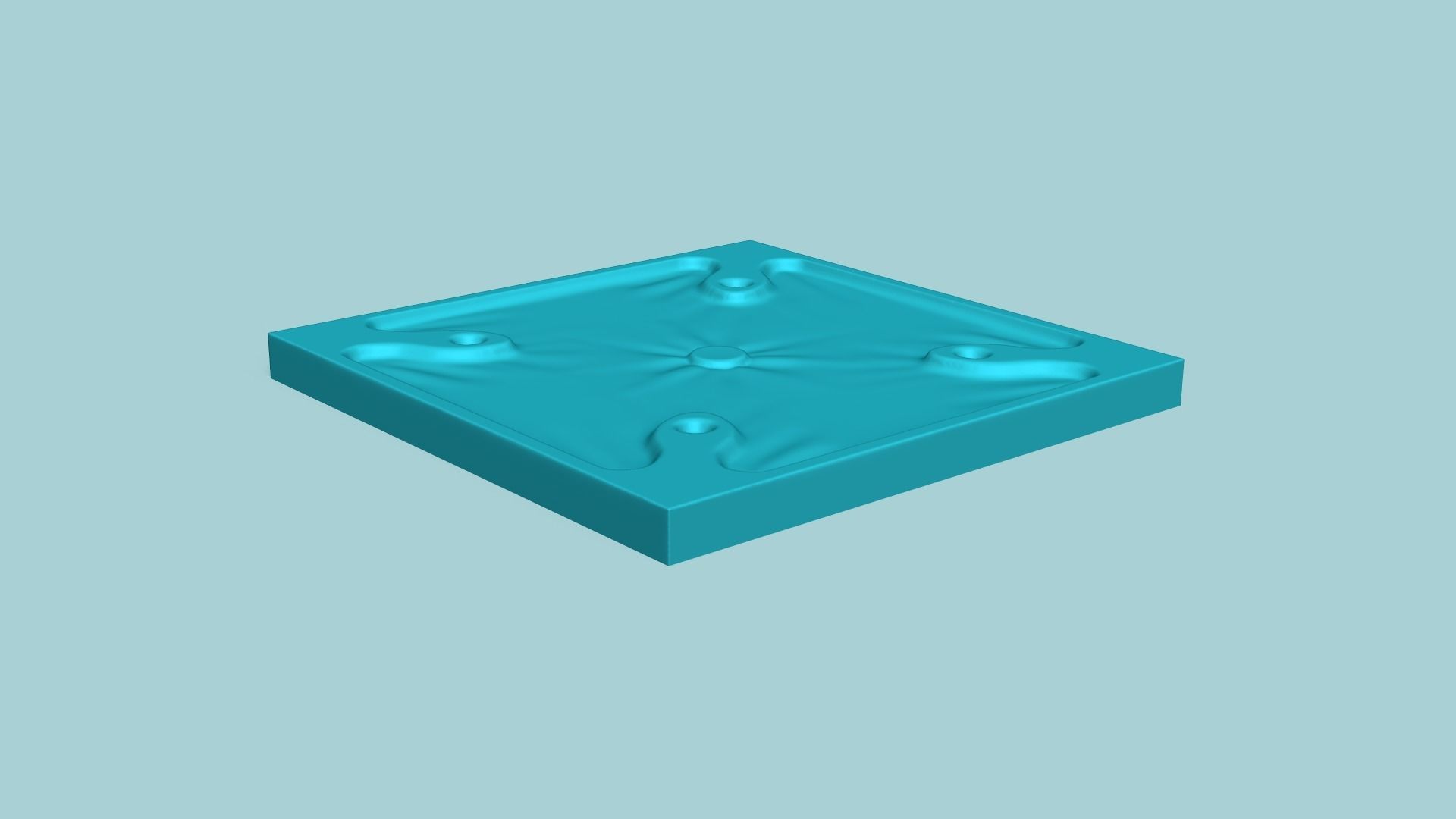 Wall Panel A11 Cloth - Interior Design Decoration 3D print model_5