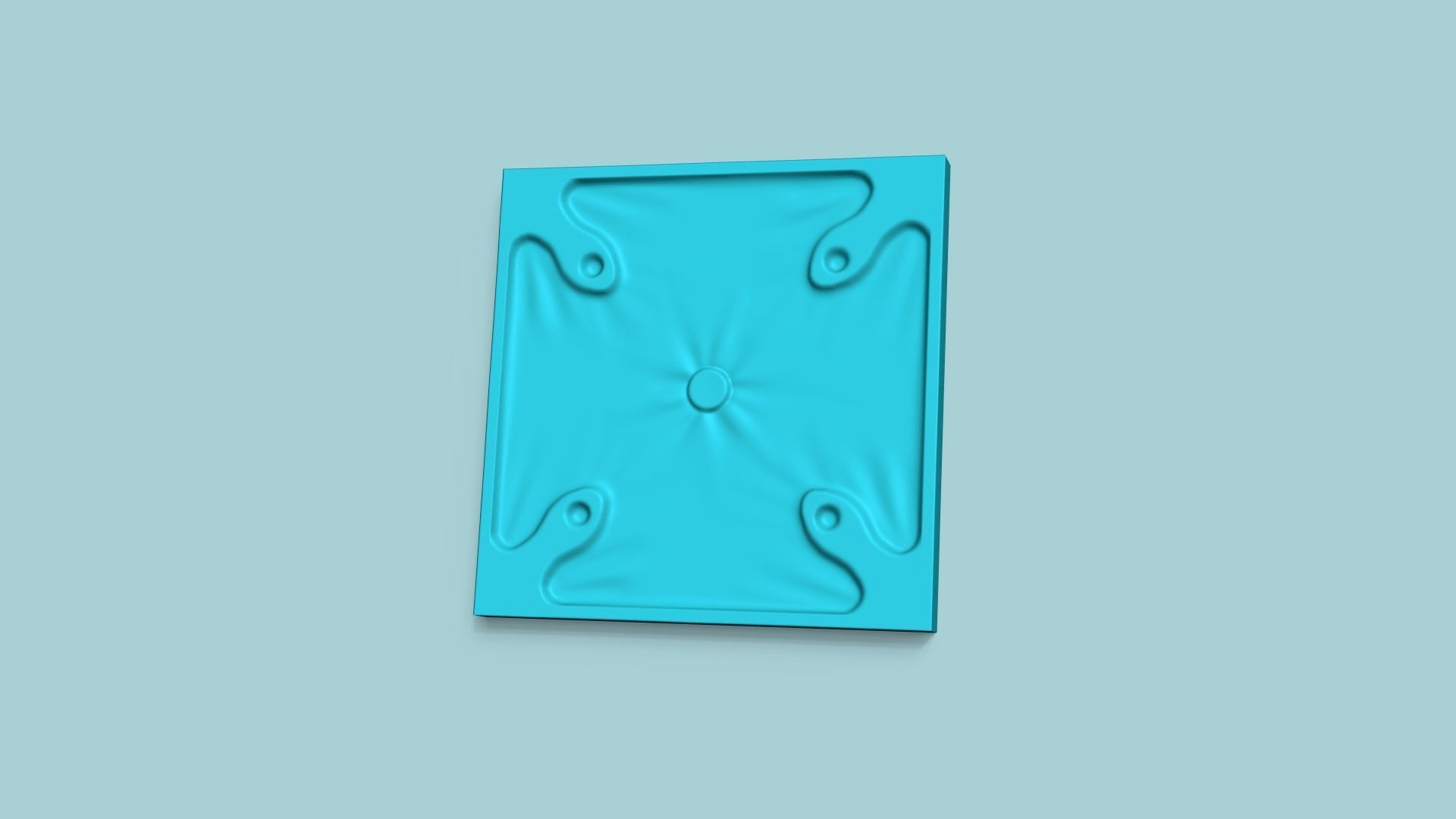 Wall Panel A11 Cloth - Interior Design Decoration 3D print model_3