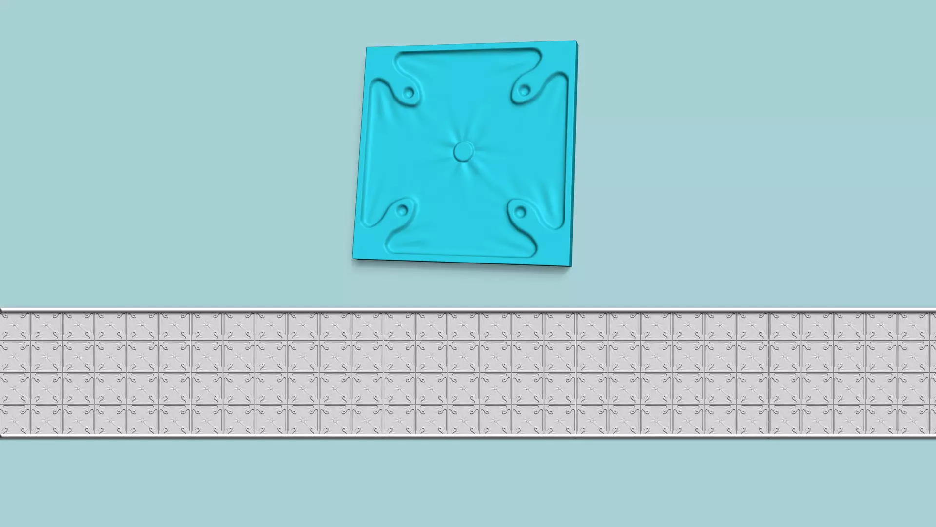 Wall Panel A11 Cloth - Interior Design Decoration 3D print model_0