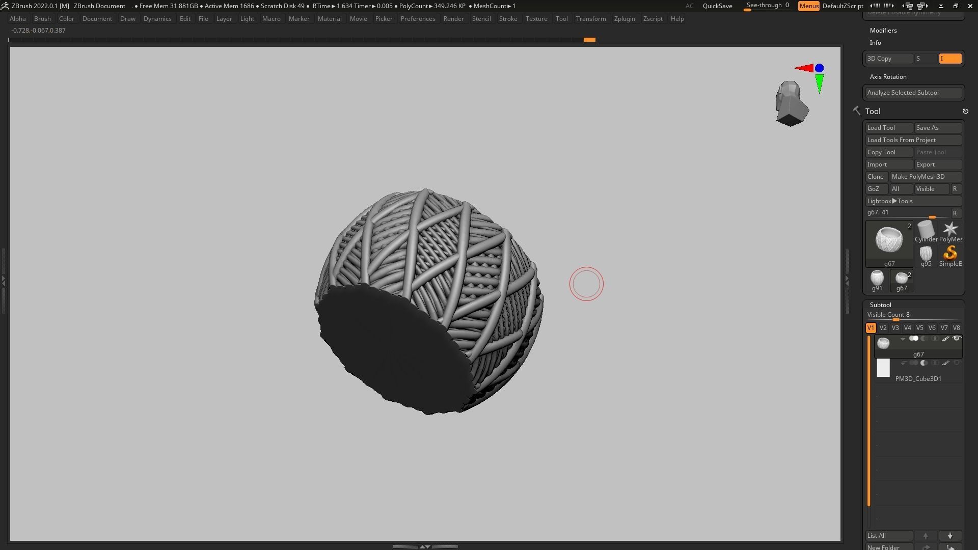 pot g67 3D print model 3D print model_10