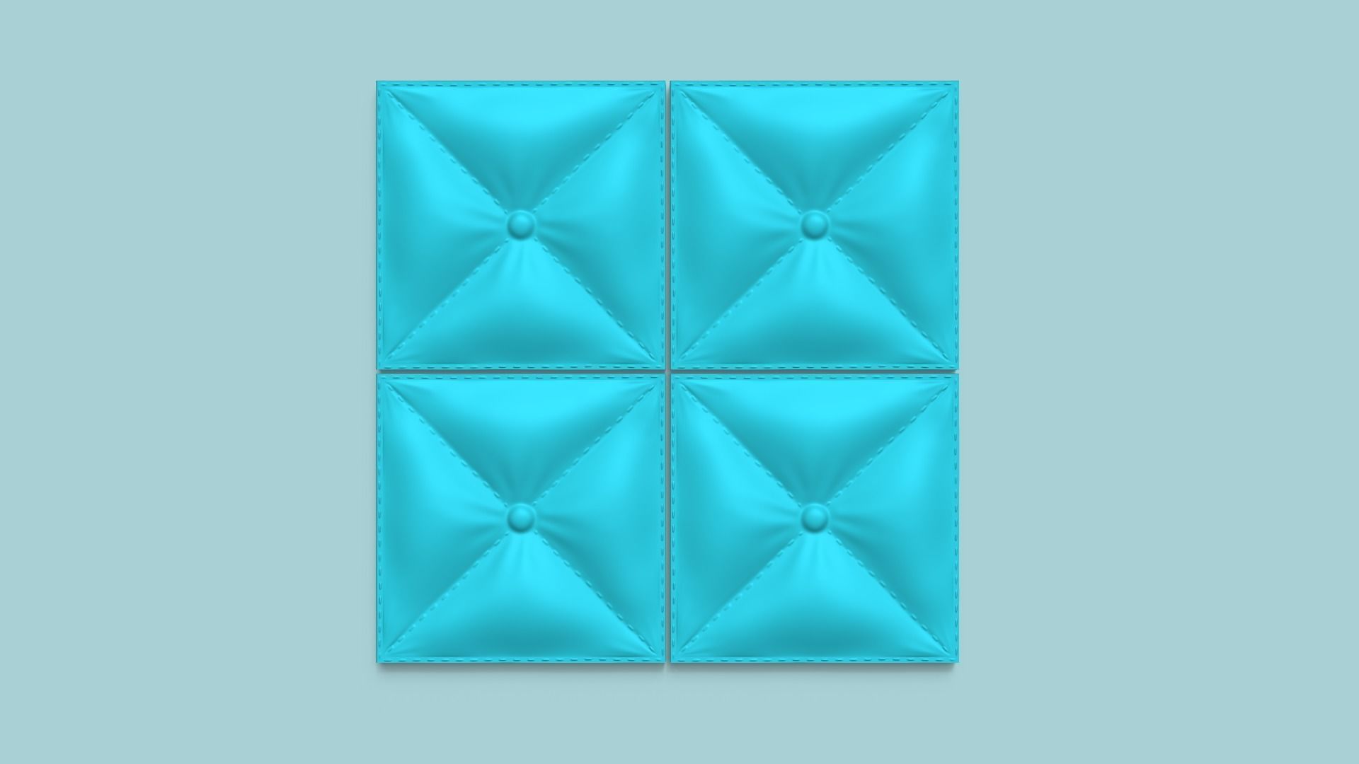 Wall Panel A12 Leather Texture - Interior Design Decoration 3D print model_1