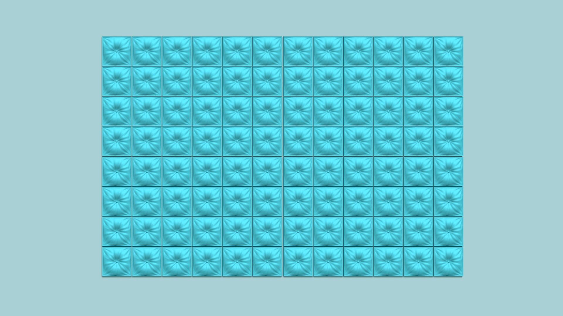 Wall Panel A13 Leather Texture - Interior Design Decoration 3D print model_7