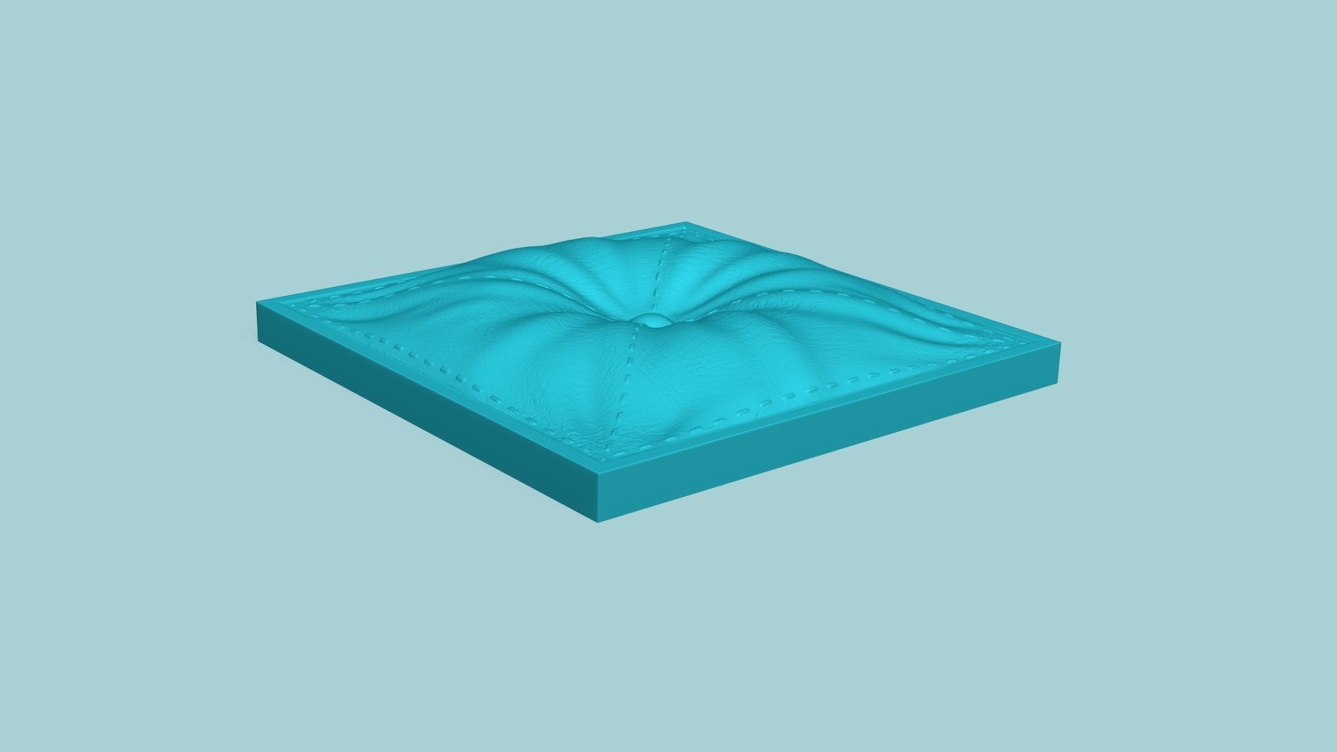 Wall Panel A13 Leather Texture - Interior Design Decoration 3D print model_3